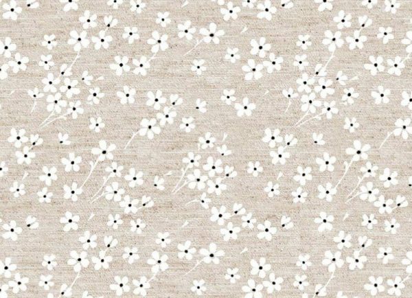 Mantel resinado Antimanchas MILFLORES Beige - Imagen 2
