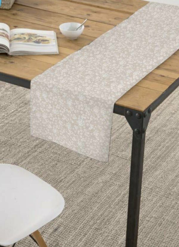 Mantel resinado Antimanchas MILFLORES Beige - Imagen 3