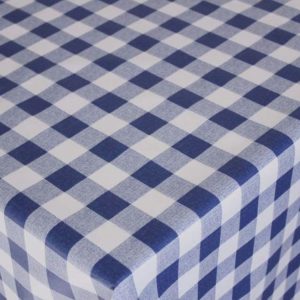 Mantel de HULE Económico VICHY AZUL