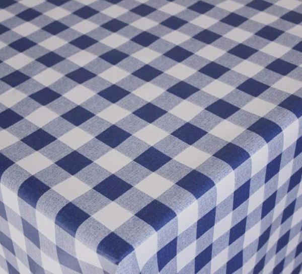 Mantel de HULE Económico VICHY AZUL