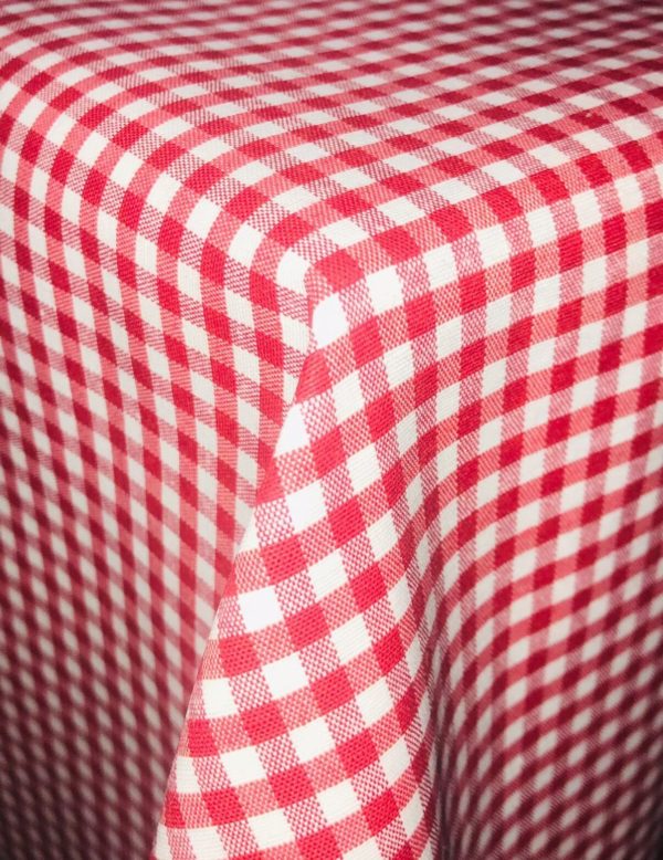 Mantel RESINADO BASIC VICHY Rojo - Imagen 4