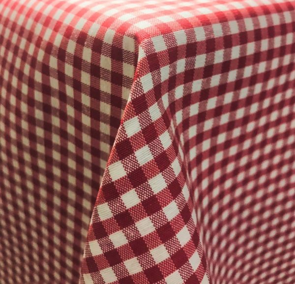 Mantel RESINADO BASIC VICHY Rojo - Imagen 5