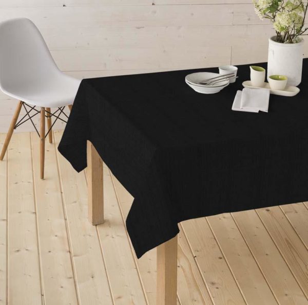 Mantel resinado Antimanchas LINADO 20 negro