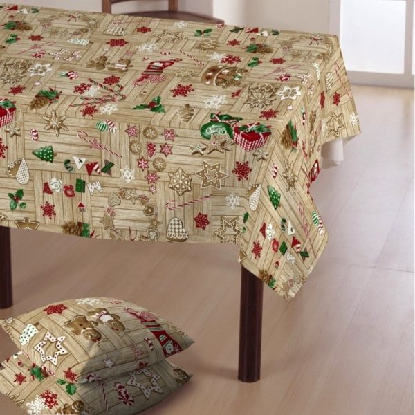 Mantel NAVIDAD resinado Antimanchas COOKIES
