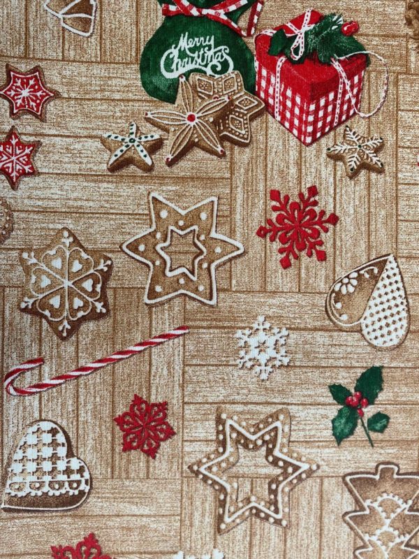 Mantel NAVIDAD resinado Antimanchas COOKIES - Imagen 5