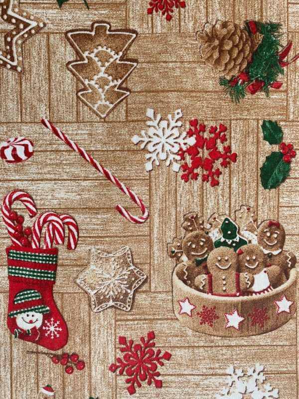 Mantel NAVIDAD resinado Antimanchas COOKIES - Imagen 4