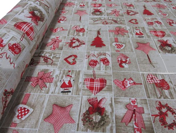 Mantel NAVIDAD resinado Antimanchas YUTE - Imagen 4