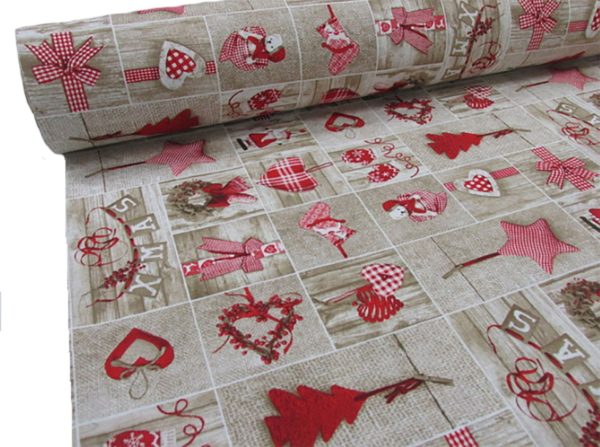 Mantel NAVIDAD resinado Antimanchas YUTE - Imagen 6