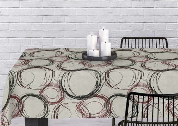 Mantel resinado Antimanchas TURNER Red