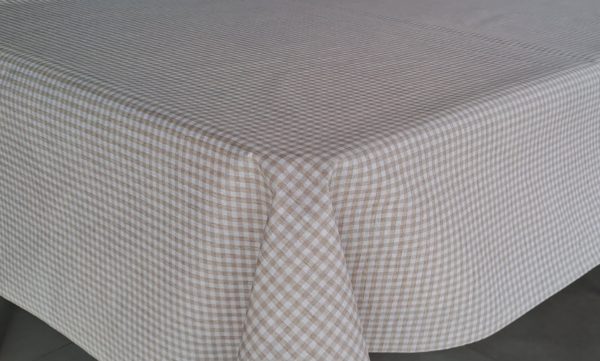 Mantel RESINADO BASIC VICHY crudo - Imagen 2