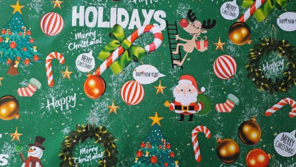 Mantel de HULE Navidad Fantasy VERDE - Imagen 5