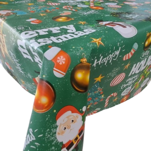 Mantel de HULE Navidad Fantasy VERDE