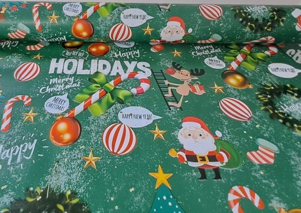 Mantel de HULE Navidad Fantasy VERDE - Imagen 4