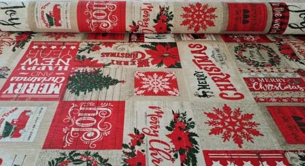 Mantel NAVIDAD resinado Antimanchas VINTAGE - Imagen 4