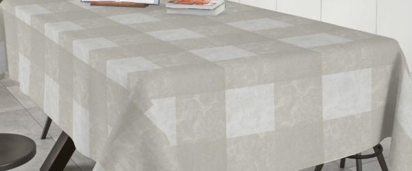 Mantel resinado Antimanchas MILLET blanco - Imagen 2