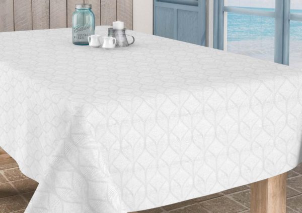 Mantel Antimanchas Jacquard MANNO BLANCO