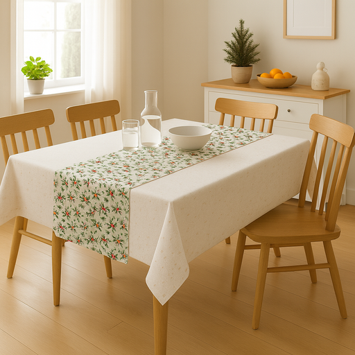 Caja regalo Navidad pack MANTEL + Camino de mesa - Imagen 6