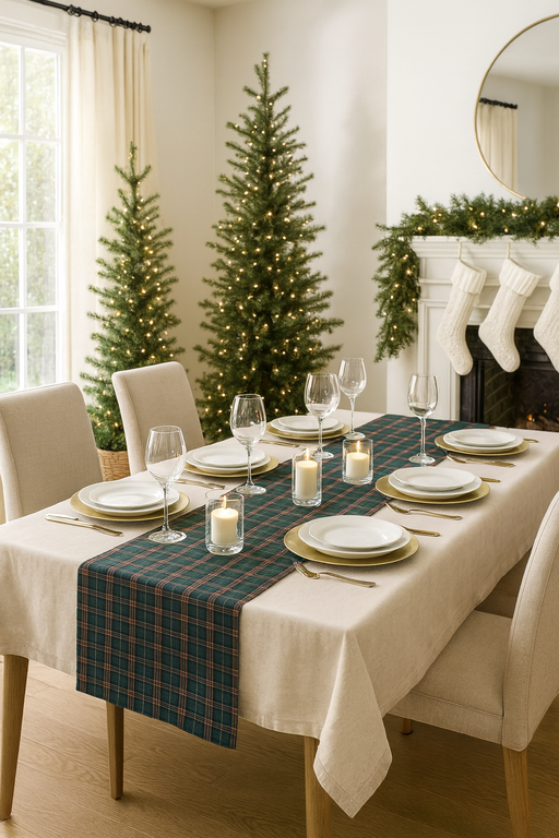 Caja regalo Navidad pack MANTEL + Camino de mesa - Imagen 11