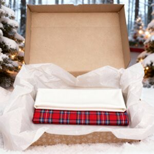 Caja regalo Navidad pack MANTEL + Camino de mesa