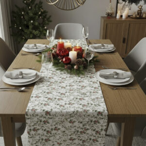 Camino de NAVIDAD resinado Antimanchas ACEBO