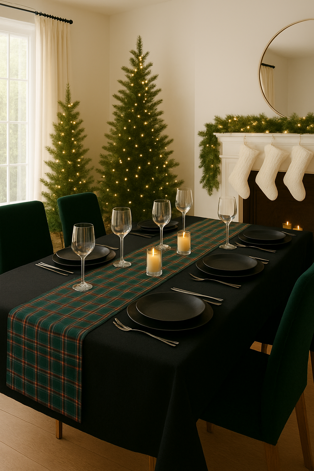 Caja regalo Navidad pack MANTEL + Camino de mesa - Imagen 12