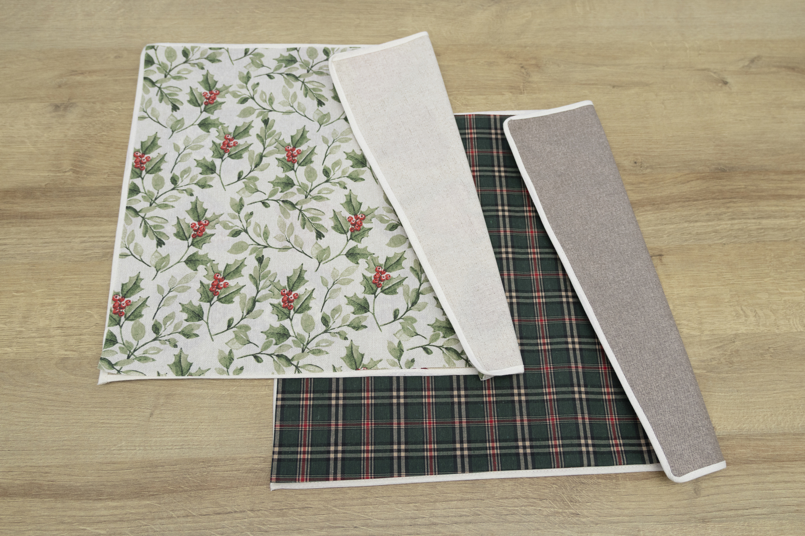 Caja regalo Navidad pack Camino de mesa + Salvamanteles - Imagen 4